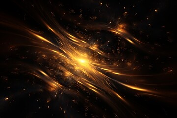 Obraz premium Starry Night: Illuminating the Depths of Space light, energy, fractal, space, design, 