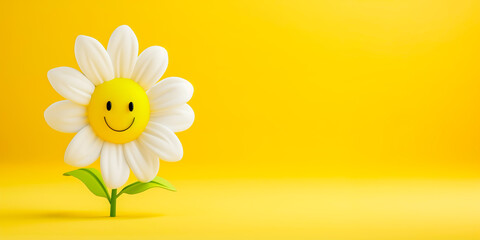 Close-up flower smiley face