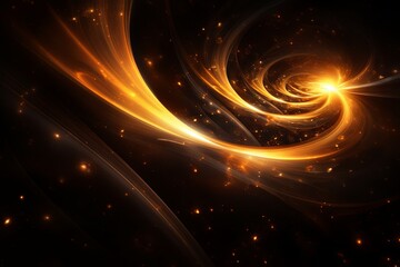 Obraz premium Starry Night: Illuminating the Depths of Space light, energy, fractal, space, design, 