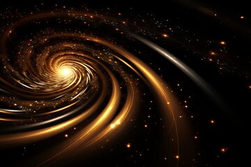 Starry Night: Illuminating the Depths of Space light, energy, fractal, space, design, 