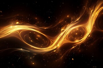 Obraz premium Starry Night: Illuminating the Depths of Space light, energy, fractal, space, design, 