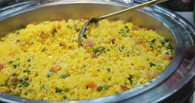 risotto Italian Risotto allo Zafferano rice with saffron in a white dish. White background.