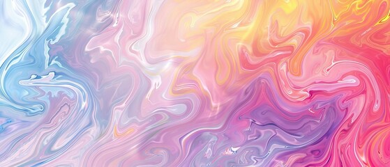 Vivid pastel aesthetic swirls backgrounds