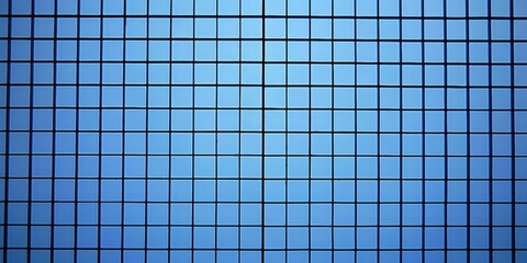 Blue grid black lines square