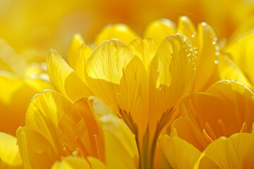 Obraz premium Yellow Crocus (Krokusse) - Flower Guide