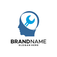 Care Brain Logo Template Design Vector