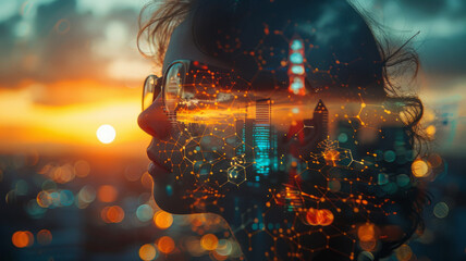 An academically outstanding student receives a top award for a science fair project,generative ai