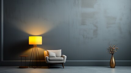 Scandinavian Comfort: Stylish Interior Design with Wooden Furniture and Green Plants