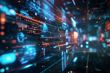 Fototapeta premium Shaping the Technology Landscape of the Future