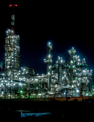 【夜景】四日市工場