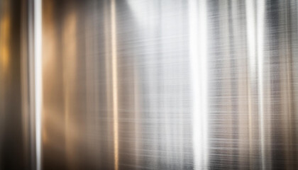 Brushed steel plate background texture horizontal; image with a vignette effect