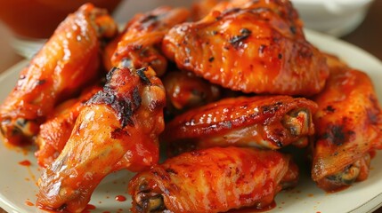 Buffalo style Chicken Wings with Marinade