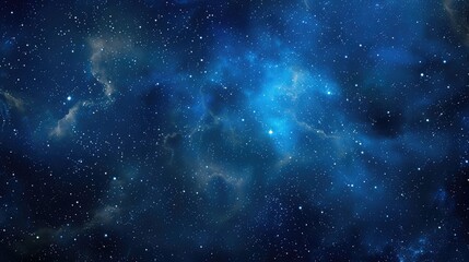 Fototapeta premium Background of a deep and dark blue sky filled with stars