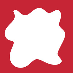 Framed Hollow Abstract Shapes Decorative Backdrop