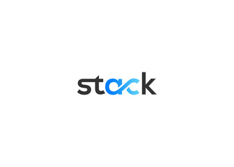 Letter ac Stack logo design
