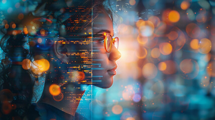 An academically outstanding student receives a top award for a science fair project,generative ai