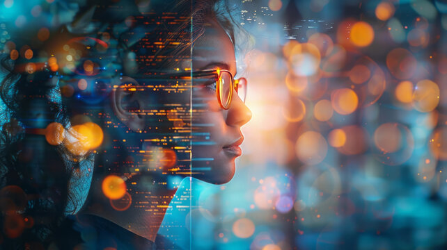 An academically outstanding student receives a top award for a science fair project,generative ai