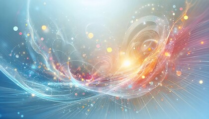 A bright light background in an abstract, dreamlike style.