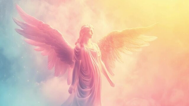 abstract background with wings