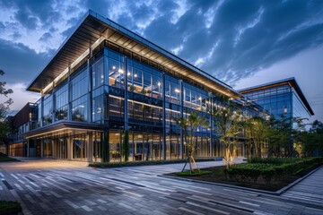 Obraz premium Contemporary Exterior Building