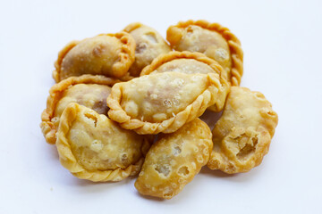 Mini curry puff. Thai dessert