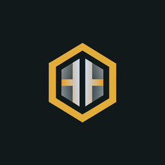 This sophisticated and minimalist logo features a stylized letter 