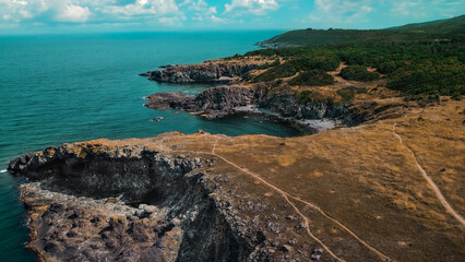 view of the coast of the sea