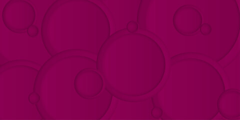 Abstract geometric background with double circle gradient vector shape | Modern seamless futuristic background design | Magenta color circular gradient background design 