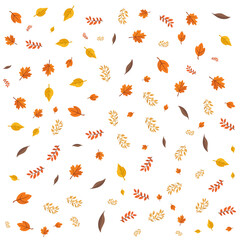 Autumn Leaves seamless pattern