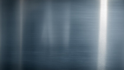 Brushed steel plate background texture horizontal; grunge stainless; blue metallic surface