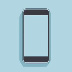 Smartphone Vector Illustration   Mobile, Device, Technology, Cellphone, Icon