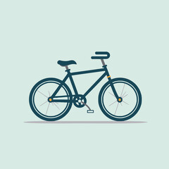 Fototapeta premium Bicycle Vector Illustration Transport, Cycling, Icon