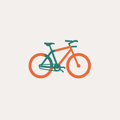 Fototapeta premium Bicycle Logo Vector Illustration Transport, Cycling, Bike, Travel, Icon