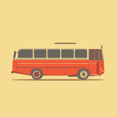 Bus Travel Related Vector   Transportation, Journey, Commute, Public, Icon