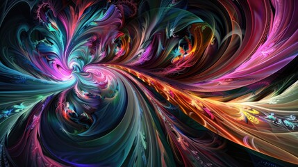 Abstract background picture created with fractal imagination