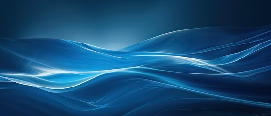 Fototapeta premium abstract blue wavy smoke wallpaper