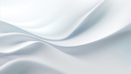 Ethereal Elegance White Swirls with Metallic Sheen on a Sleek Canvas