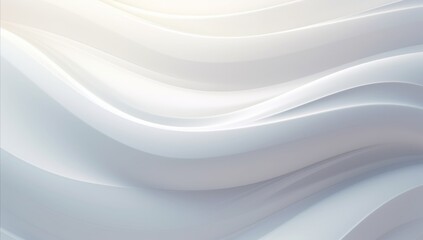 Modern Opulence Metallic White Swirls Creating a Luxurious Wallpaper