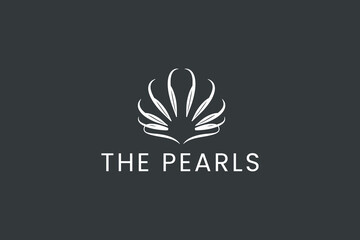 pearl logo vector icon illustration