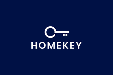 home key logo vector icon illustration