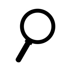 Search or magnifying glass icon with simple and modern design 