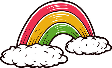 Rainbows, St. Patrick icon.