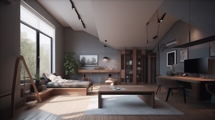 Interior house design room