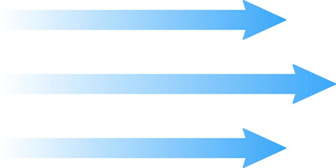 Fototapeta premium Air flow movement of arrow direction