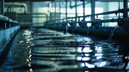 An IoTcontrolled water filtration system removing harmful toxins and pollutants from an aquaculture system promoting a sustainable and ecofriendly approach to fish farming.