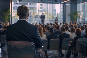 Business Professionals Attending Conference