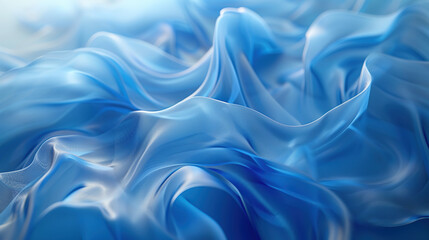 Obraz premium Blue Tech Sci-Fi Abstract Line Light Beam Glossy Background