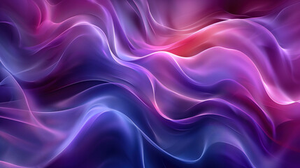 Blue-Purple Tech Sci-Fi Abstract Line Light Beam Glossy Background