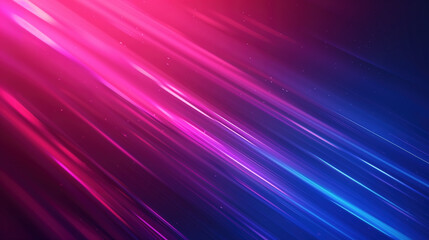 Fototapeta premium Blue-Purple Tech Sci-Fi Abstract Line Light Beam Glossy Background