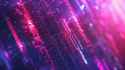 Obraz premium Abstract Purple and Pink Lines for Technology or Futuristic Background